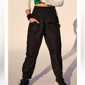 Free People Black The Way Home Jogger